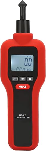 Miniatura 3 de Mano sin contacto 2-99999 & Contacto 2-19999 LCD Digital Tacómetro Tach Rotar Medidor de velocidad para pruebas sin contacto y contacto