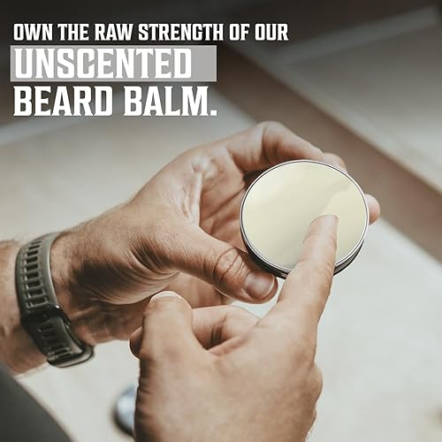 Vista 91 de BEST DEAL Bálsamo para barba con aceite de argán y mantequilla de mango, estiliza, fortalece y suaviza barbas y bigotes, aroma cítrico sin enjuague