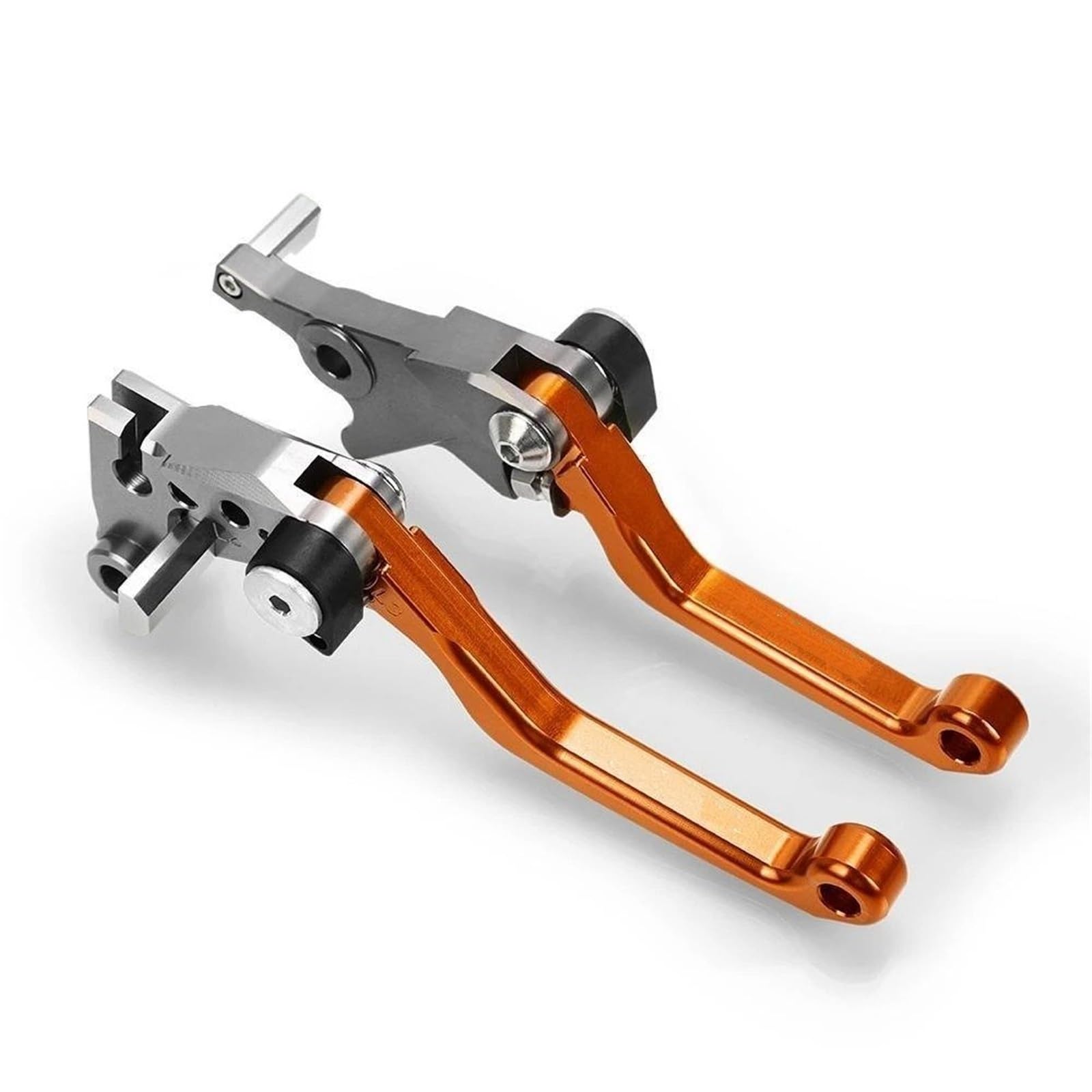PBSUEM Motorcycle Lever Blades for Kawasaki for KLX230R KLX 230R KLX230 R KLX 230 R 2020 2021 Motorcycle Aluminum Dirt Pit Bike Brakes Handles Lever Brake Clutch Levers(A Pair Orange)