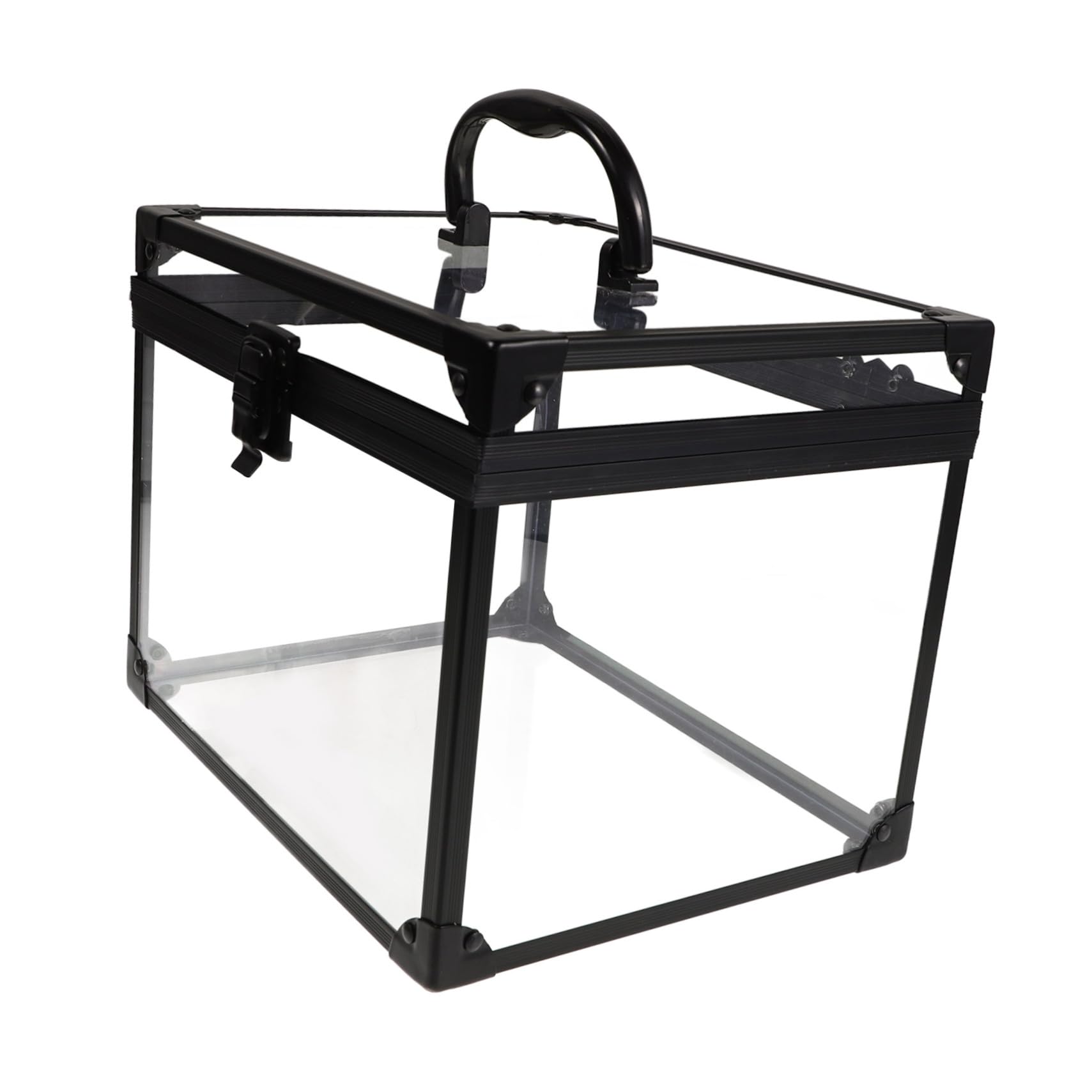Healeved Reise-Make-up-Koffer Mit Abschließbarem Schmuck-Organizer Transparenter Aufbewahrungsbox Für Make-up Und Schmuck Praktisch Für Unterwegs Schminktisch-aufbewahrung Durchsichtige