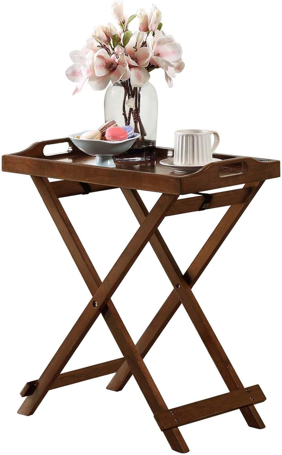 Convenience Concepts Designs2Go Folding Tray Table, Espresso