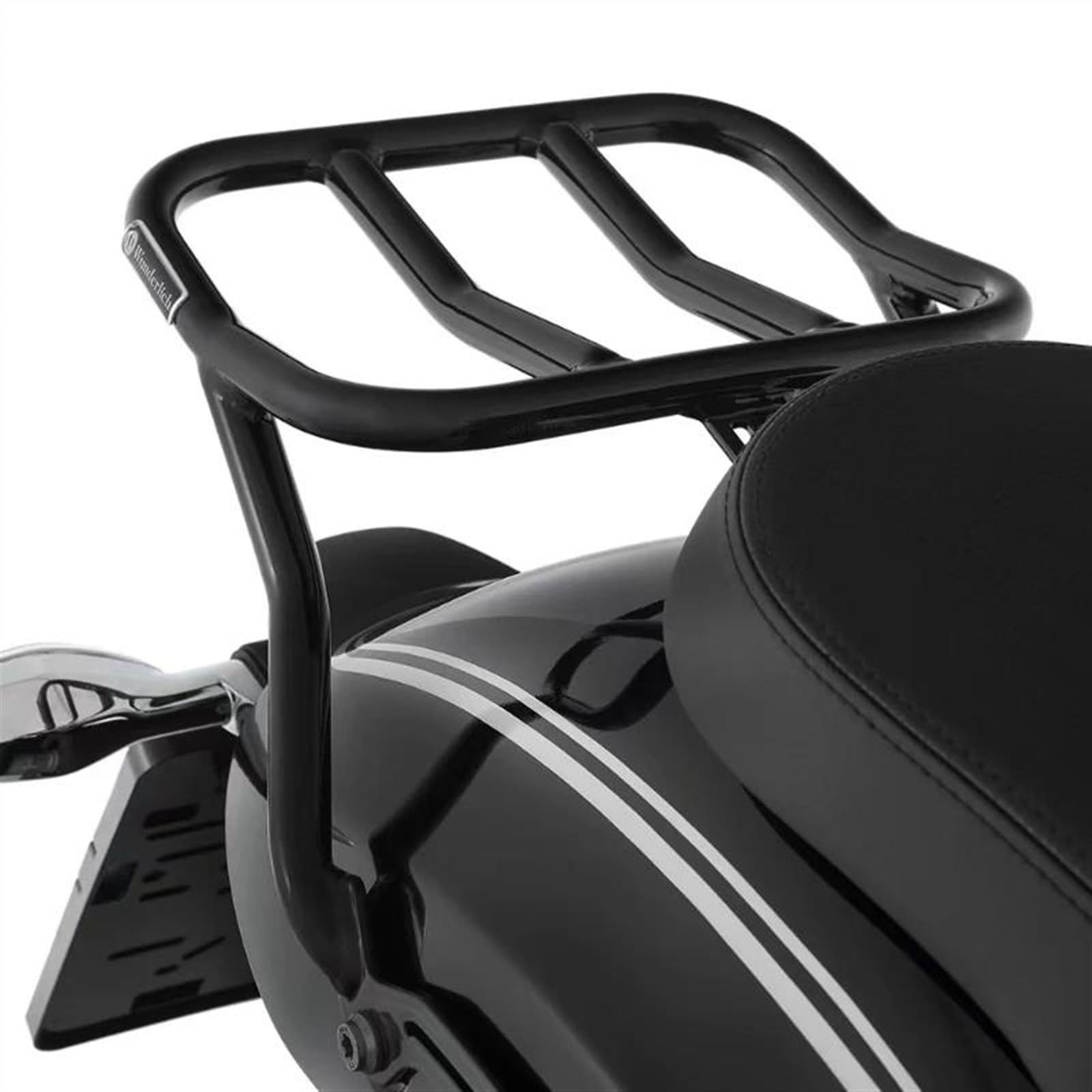 Staffa per bagagli posteriori per moto sedile posteriore supporto contropunta borse portaoggetti per carico rack per R18 Classi 100 anni 2020 in su(Nero)