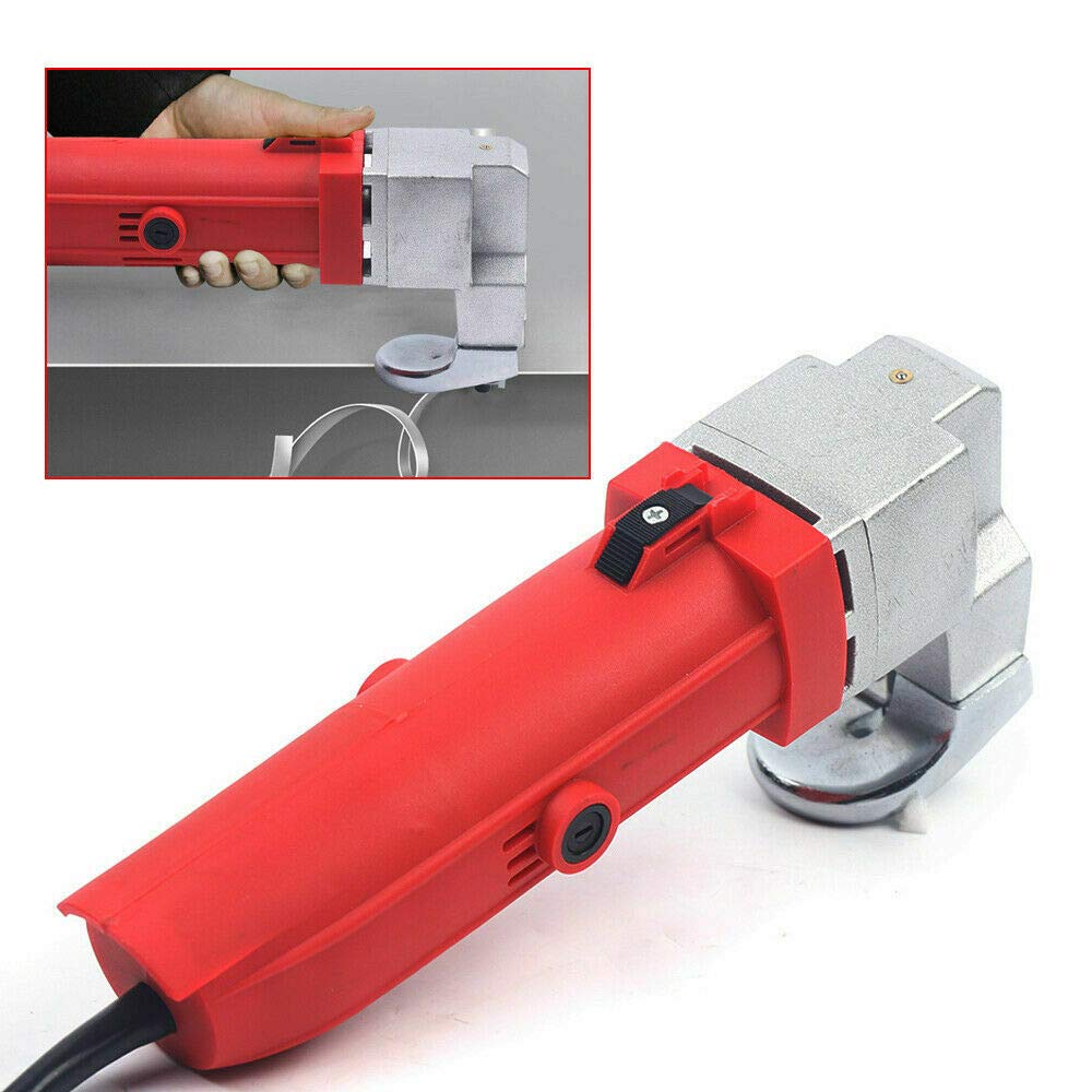Elektryczne nożyce do blachy, 500 W, nożyce do blachy, nożyce do metalu, grubość cięcia 2,5 mm, do stosowania w samochodach i budowie statków