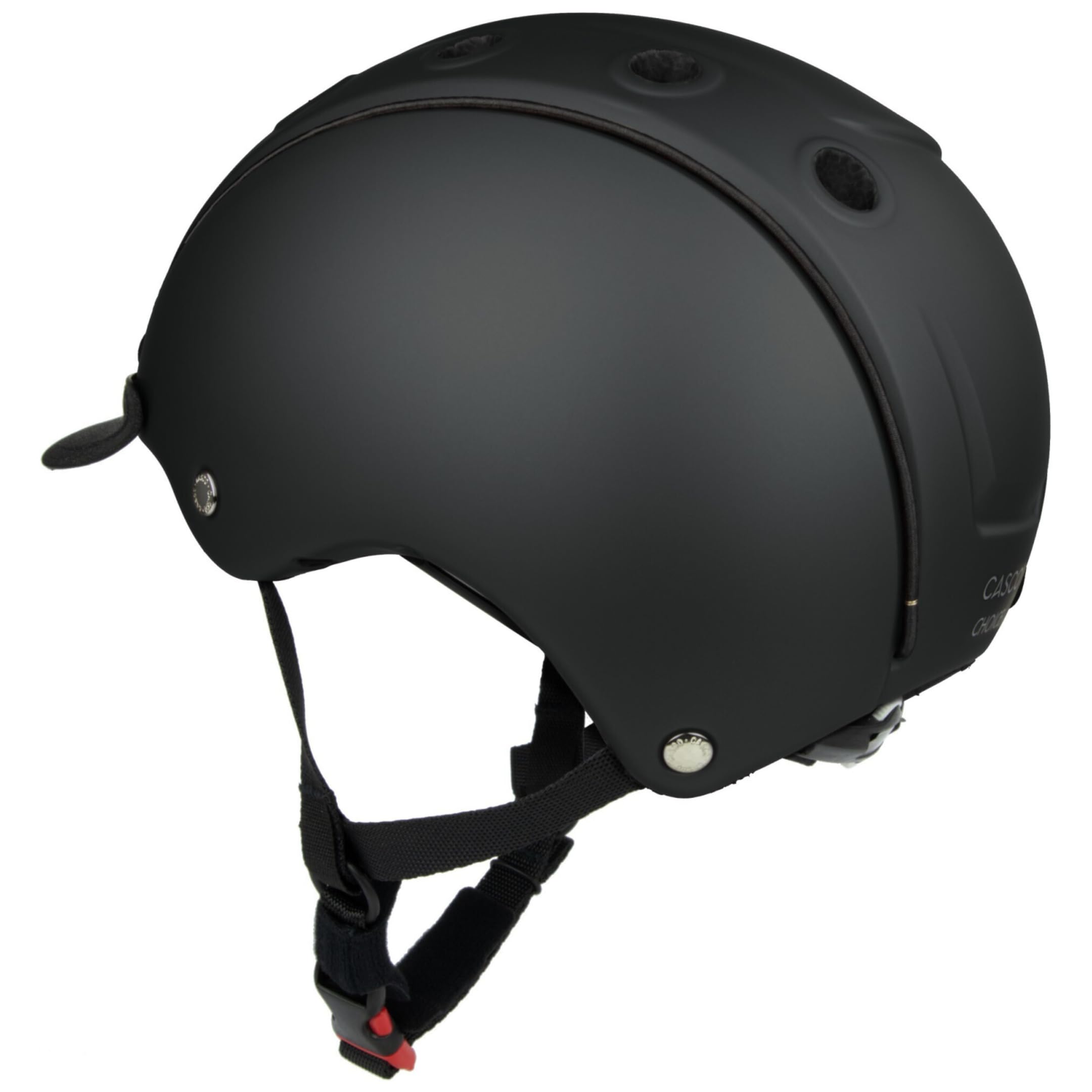 Casco - Kinder Reithelm Choice Turnier inkl. Schutzbeutel RL24 Edition – Reitkappe Mädchen & Jungen – ergonomischer Helm zum Reiten, Fahrrad- & Skifahren – Schwarz – S (52-56cm)