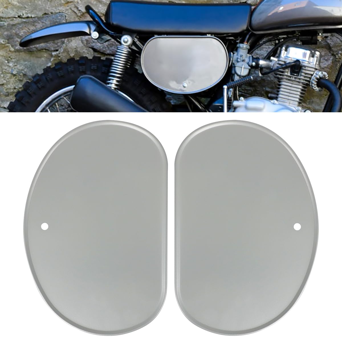 for Honda Xr75 Xr 75 1973-1976 Side Plate Cover Metal - Left +