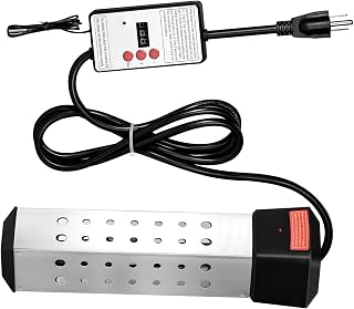Immersion Water Heater, Water Heater Electric for Above Ground Pool Bathtub, Bucket Heater with 2000W, Water Warmer Immersion Heater 5 Gallons of Water in Minutes