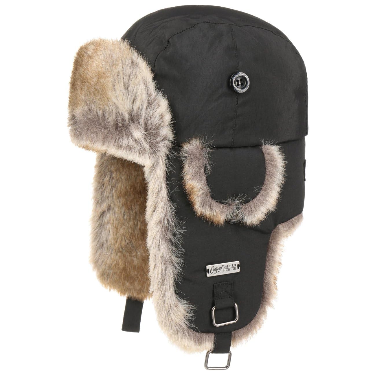 Barts Kamikaze Bonnet Hiver Aviator Casquette d'aviateur Bonnet de Trappeur Chaud doublé Oreillettes