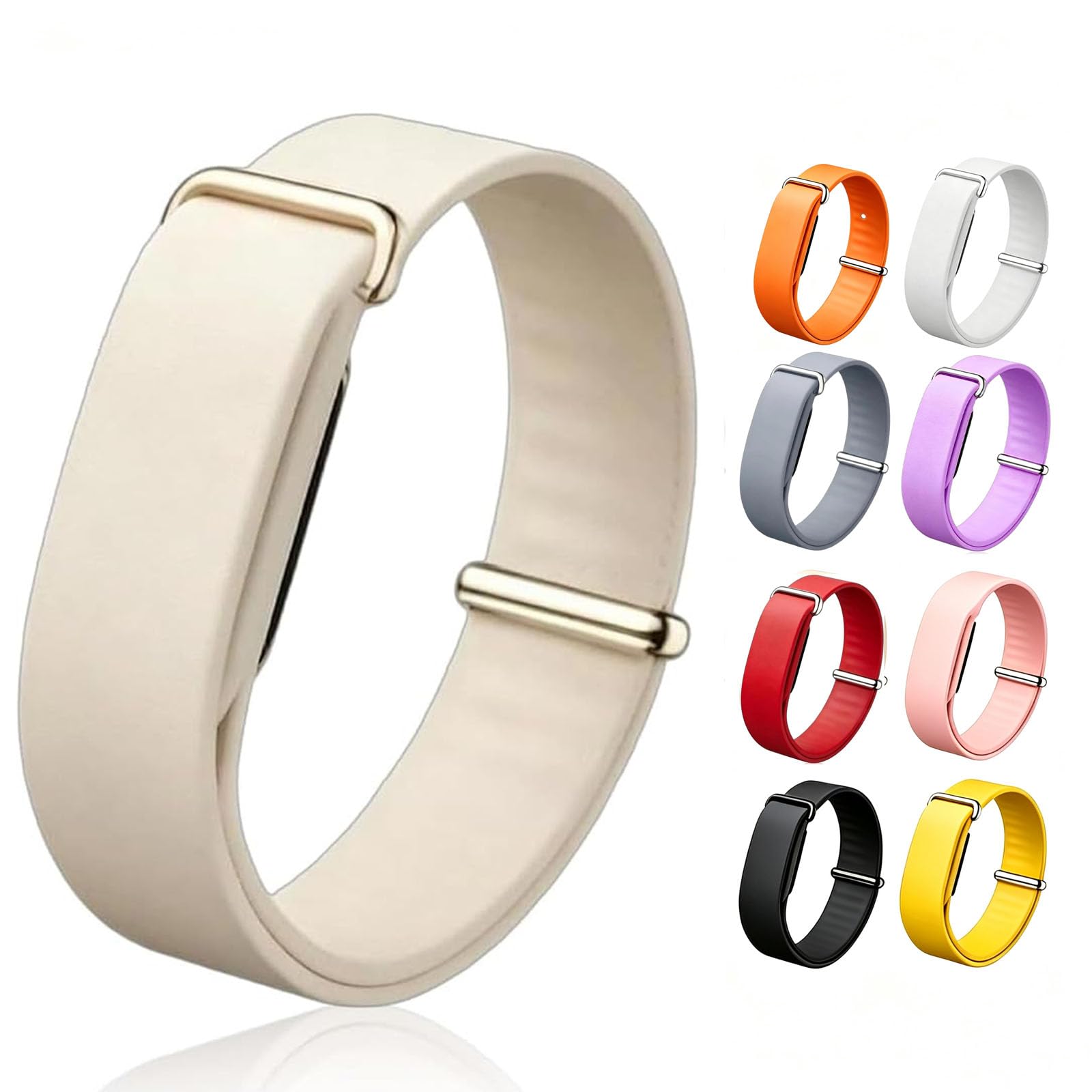 Silicone Band for Google Fitbit Air Strap, 2026 Replacement Active Strap, Breathable Sport Wristband, Sweatproof, Adjustable Soft Silicone, Google Fitbit Air Band Compatible, Premium Replacement Band