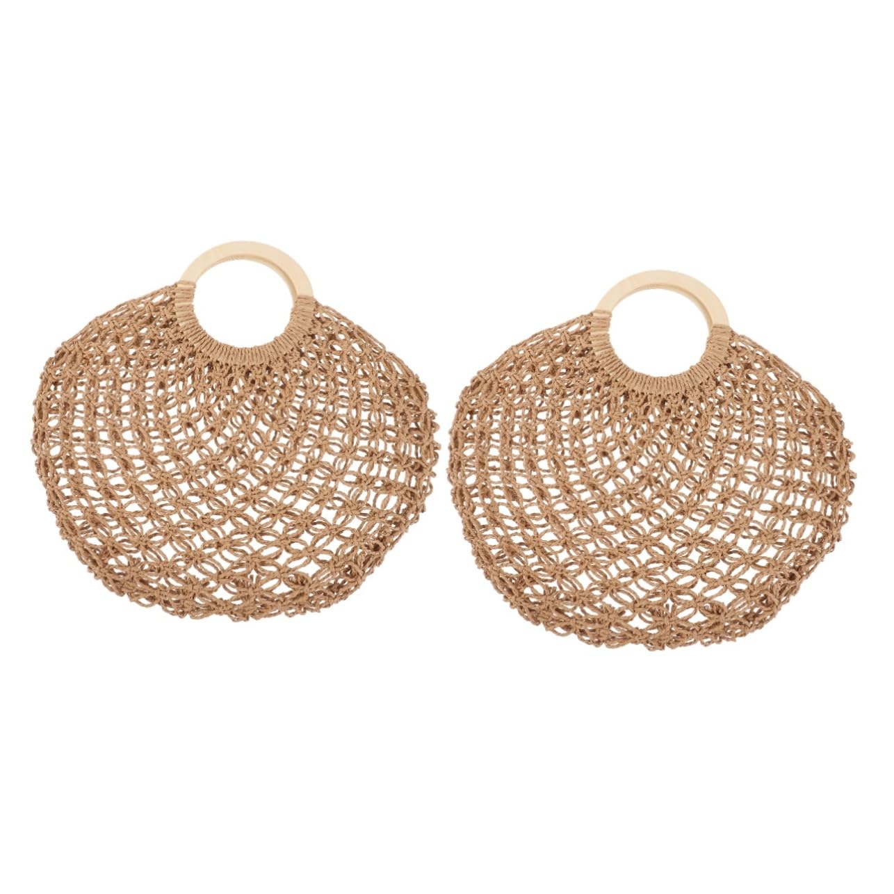 2piezas Bolso De Playa De Para Mujer Tote De Verano Bolso De Mano Mano Para Viajes y Compras