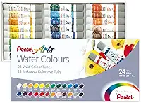 Pentel Tinta Aquarela 24 Cores WFRS-24