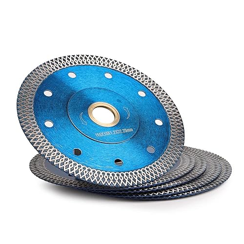 5 unidslote Super Thin Tile Blade 4.5 "Diamond Ceramic Porcelain Blade for Granite Marble Ceramic Porcelain Tile