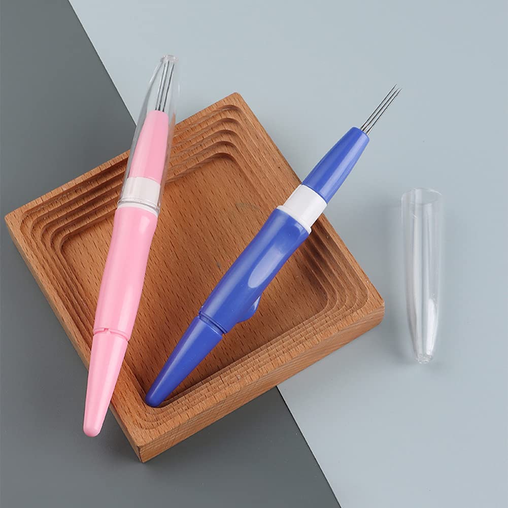 Lacis Tatting Needle & Picot Gauge - Easy Pick For Your Tatting Projects (Pink) - View #4