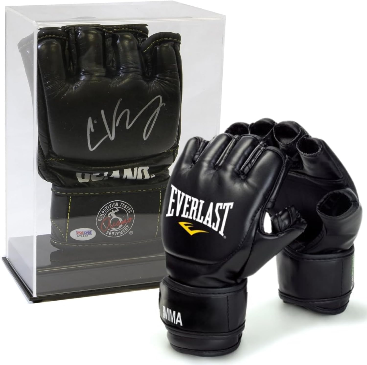 Solo MMA UFC Fight Glove Clear Display Case con soporte