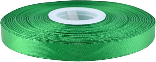 Miniatura 9 de Cinta de satén de doble cara de color sólido de 14 pulgadas x 50 yardas, cintas perfectas para envolver regalos, invitaciones de boda, decoración de