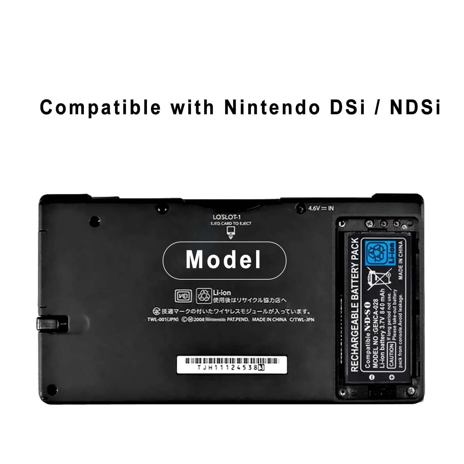 OSTENT 2000mAh Rechargeable Lithium-ion Battery + Tool Pack Kit