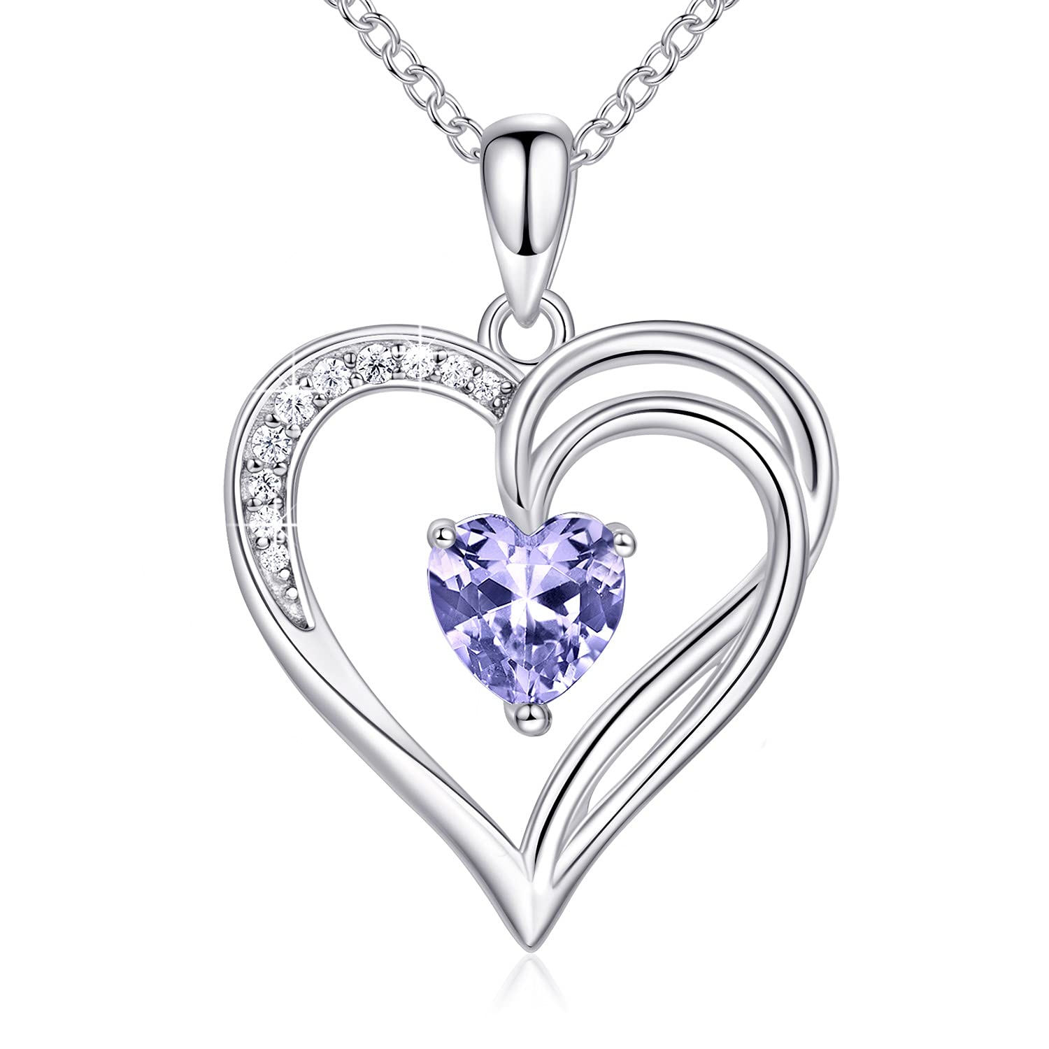 925 Sterling Silver Heart Necklace