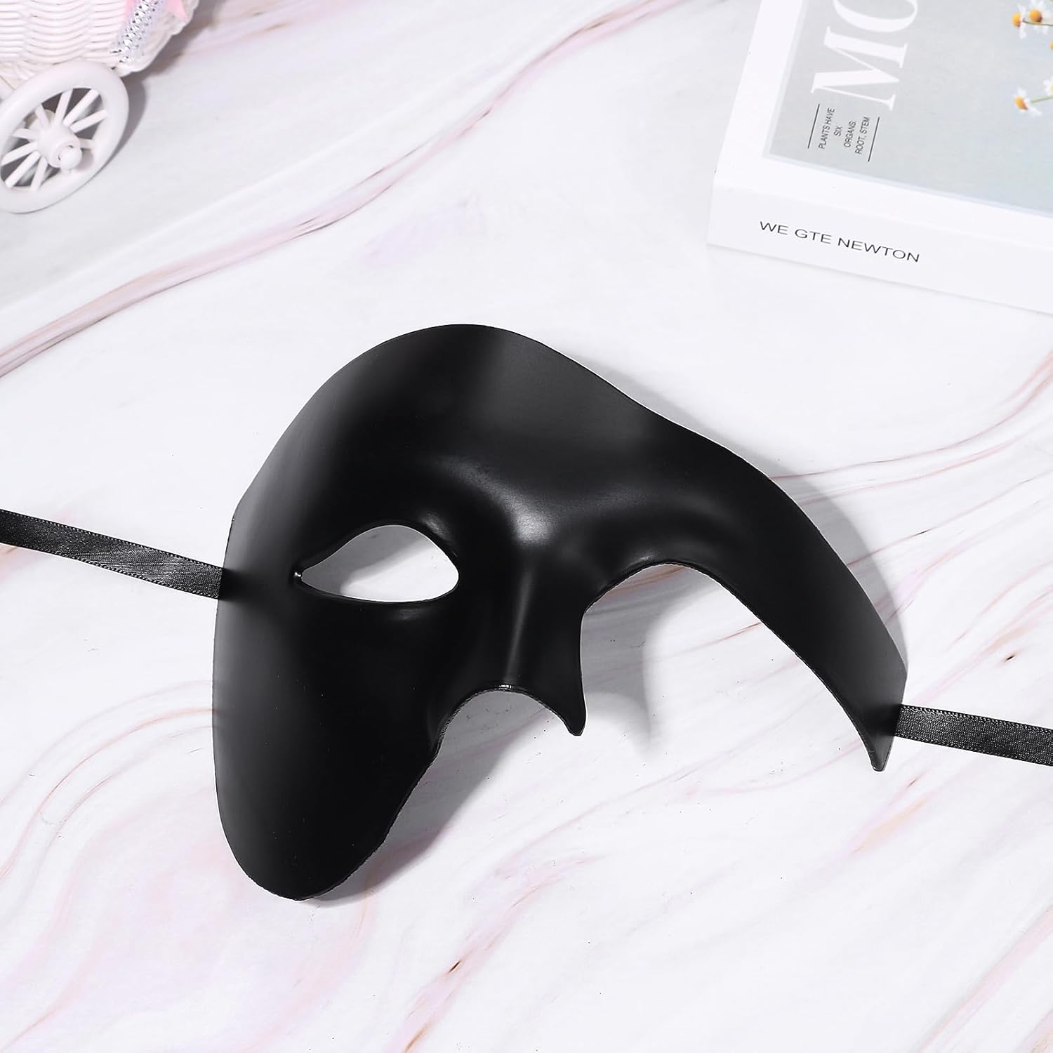 OIDEA Masquerade Mask for Men: Phantom Of The Opera Mask Plastic Costume Party Prom Ball Mardi Gras Venetian Half Face Mask - Image 6