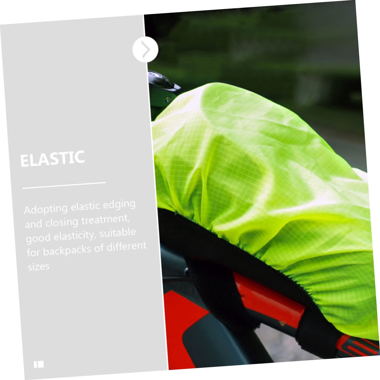 Abaodam Bolsa De Ciclismo Funda Impermeable Funda Elástica Protectora Funda Protectora para Poste De Bicicleta Impermeable Bolsa para Portaequipajes Trasero De Bicicleta Funda