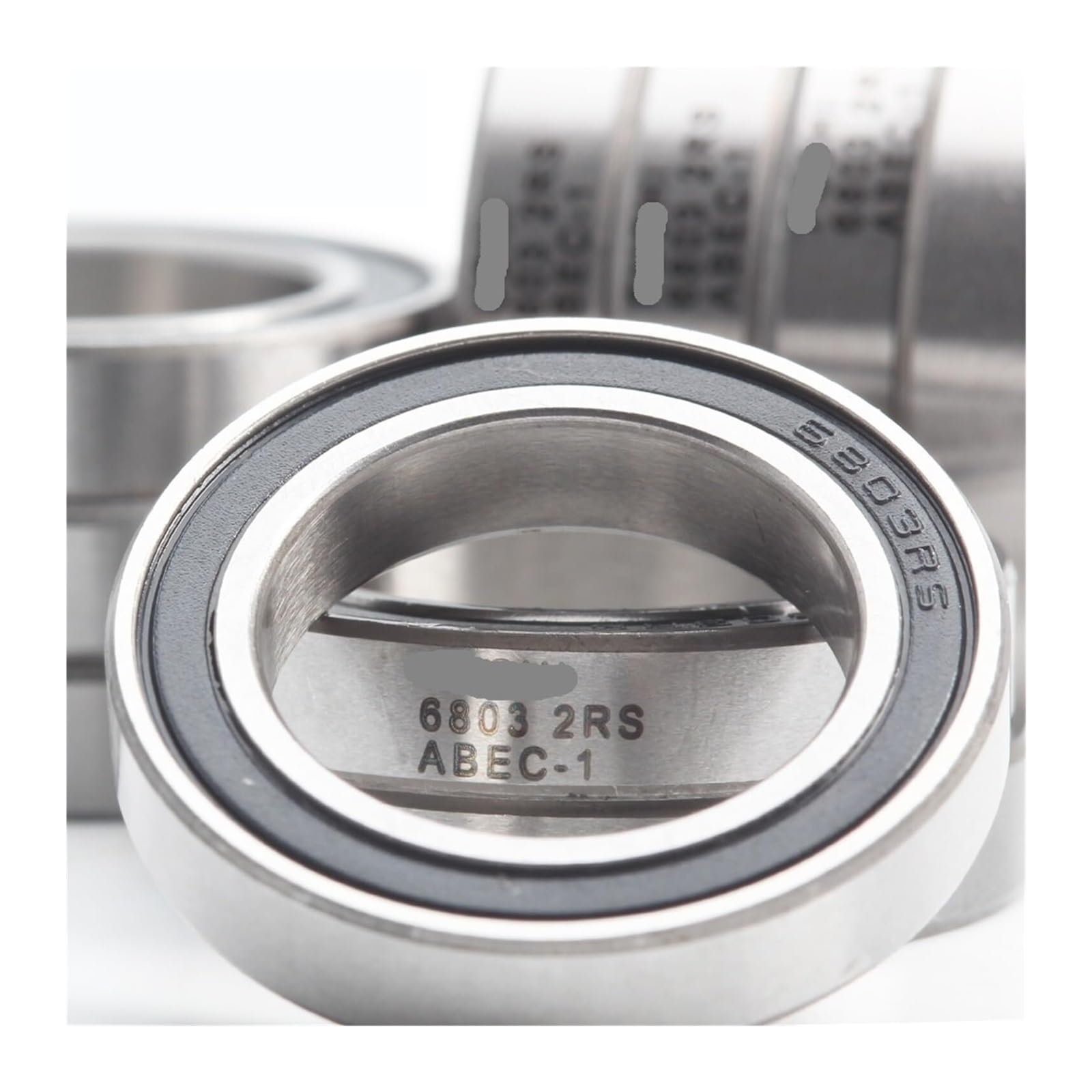 Abgedichtete Lager, 6803 2RS ​​Lager 17 * 26 5 mm (10 Stück) ABEC-1 metrischer Dünnschliff 61803RS RS Kugellager 6803RS