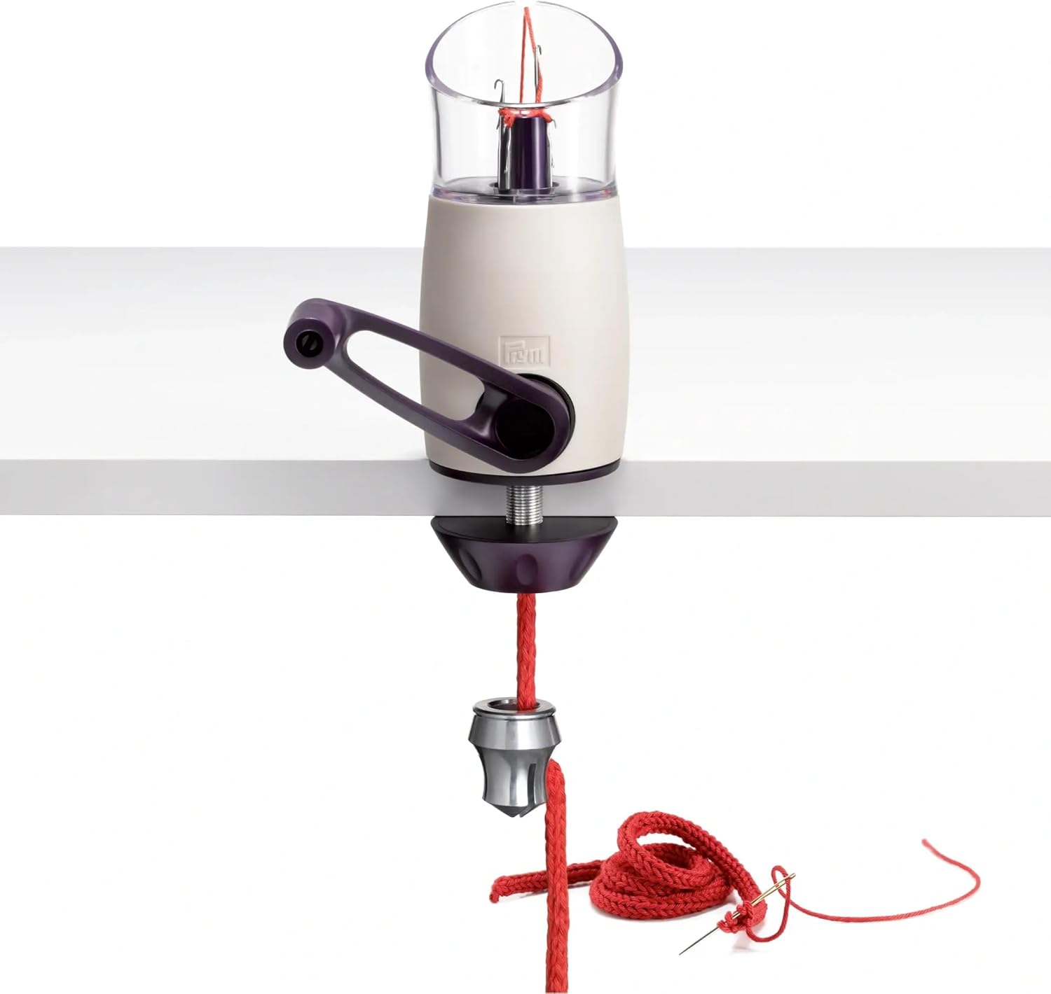 Prym Knitting Mill, Metal, Wool, Violett Weiß, One Size