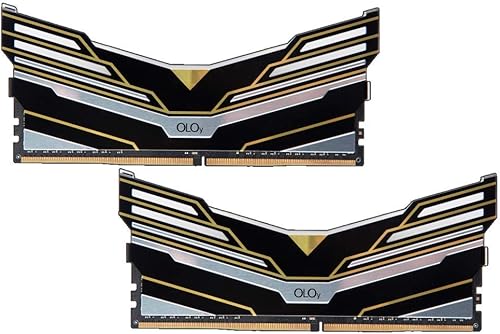 Miniatura 3 de OLOy DDR4 RAM 16GB (2x8GB) Negro Warhawk Aura Sync RGB 3200 MHz CL16 1.35V 288-Pin Desktop Gaming UDIMM (MD4U0832161BE0DA)