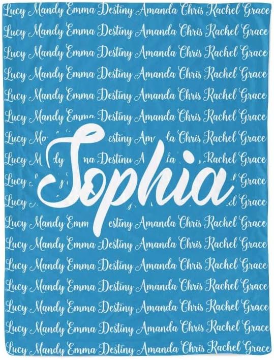 Miniatura 8 de D-Story Manta personalizada para bebé niña niño con foto de nombre manta personalizada de niña negra, manta de bebé con estampado de animales, ideas