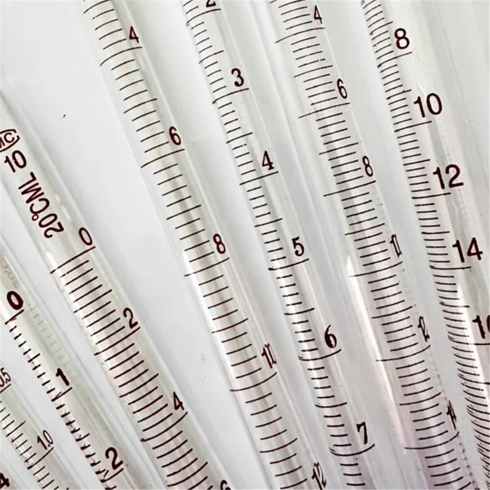 Szklany zakraplacz do pipety z linią skali