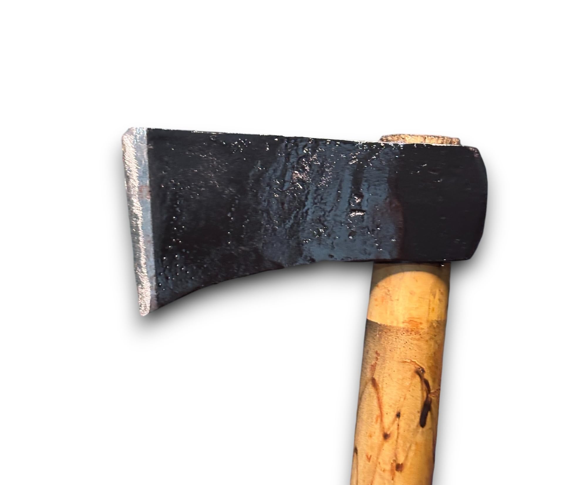 AgriKom Heavy Duty 2kg Axe (Kulhadi) with 3 Feet Bamboo Handle – High Carbon Steel Blade for Tree Cutting, Gardening, and Agricultural Work – Durable, Sharp, and Efficient Tool