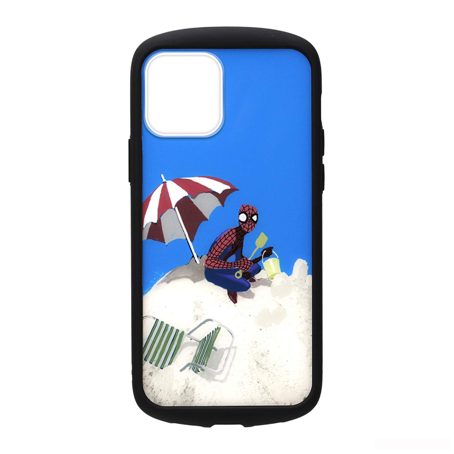 Premium Style iPhone 12 mini用 ガラスタフケース スパイダーマン PG-DGT20F22SPM