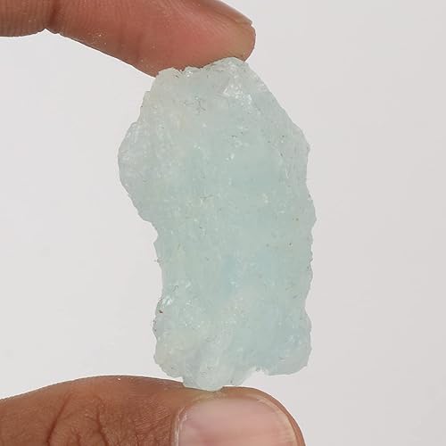 Miniatura 3 de GEMHUB 89.75 CT AAA Natural Aqua Sky Aquamarine Piedra preciosa áspera Cristal áspero para la fabricación de joyas, curación, decoración