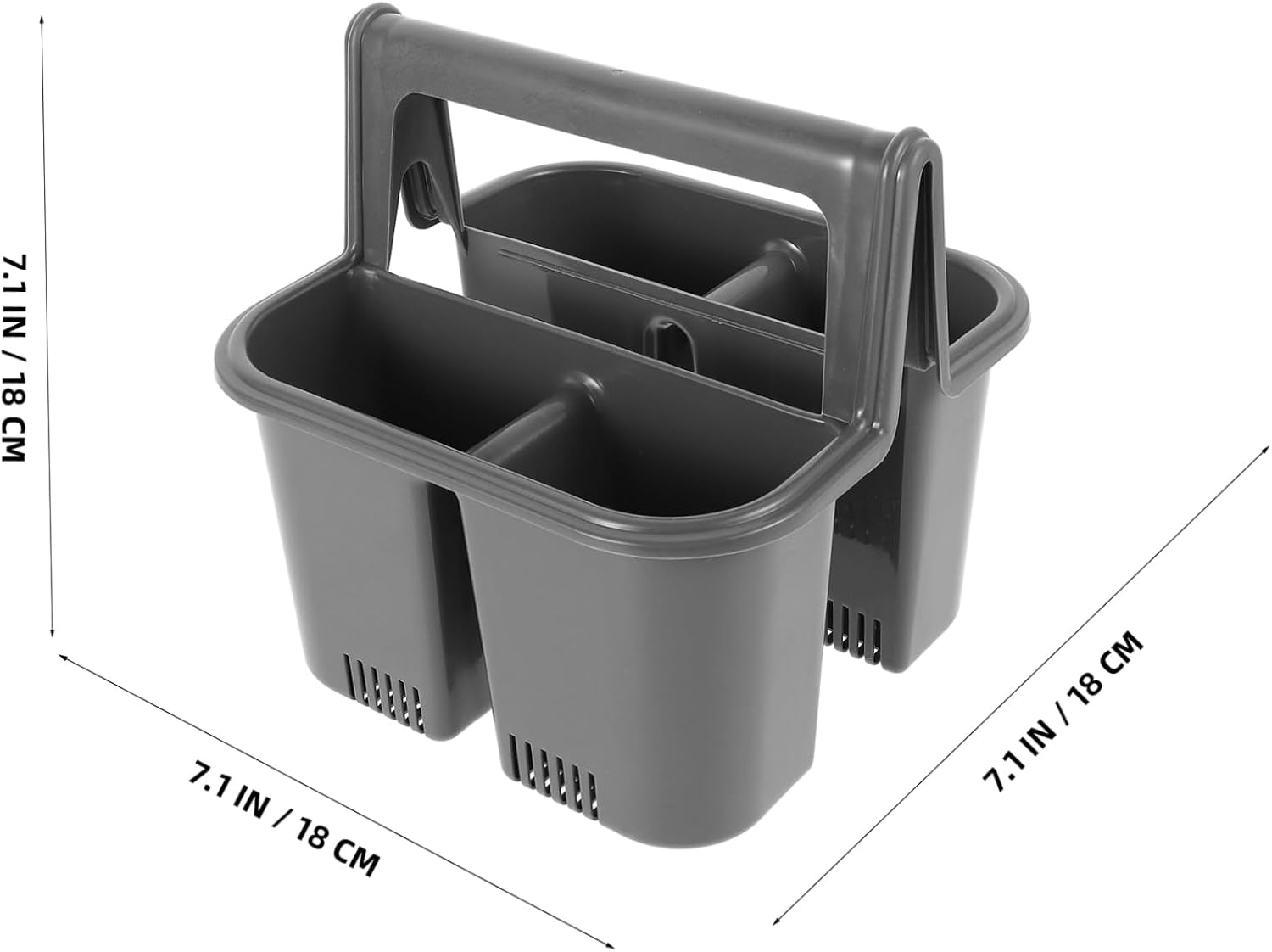 GANAZONO Kitchen Utensil Organizer Multifunctional Cutlery Drainer Ventilation for Chopsticks Forks and Spatulas Storage Rack for Kitchen Countertop