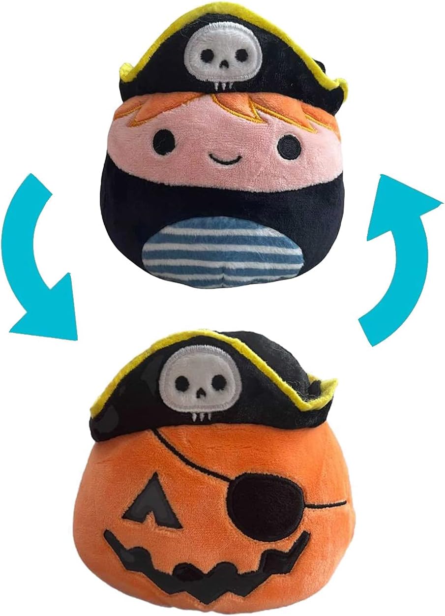 Squishmallows Official Kellytoy Flip a Mallow 5 inch Soft Squishy Stuffed Animal (Petey/Paxton)