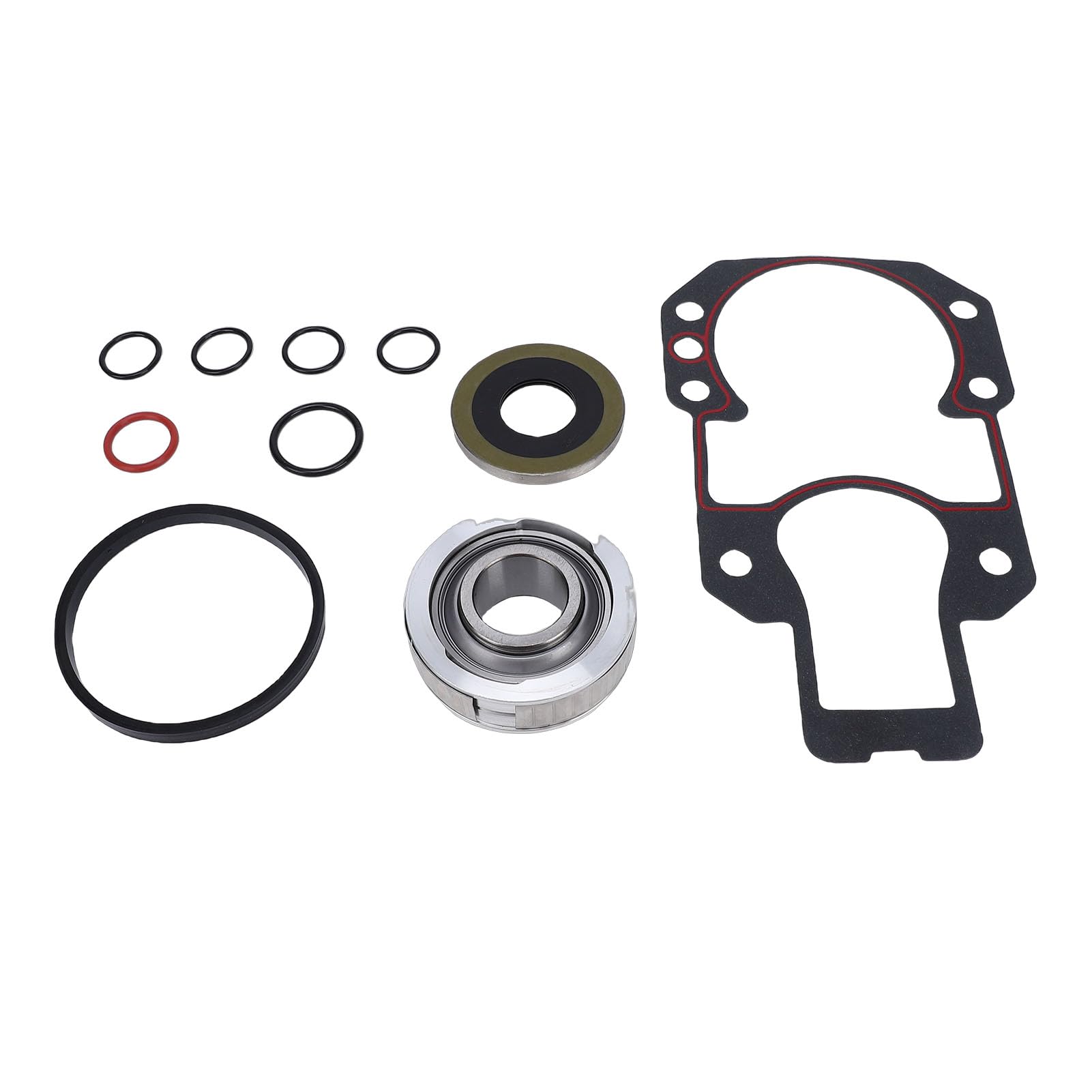 Generic Kit Guarnizioni Cuscinetto Giunto Universale 27 di Ricambio, Migliora le Prestazioni per Mercruiser, 7 O-ring Inclusi