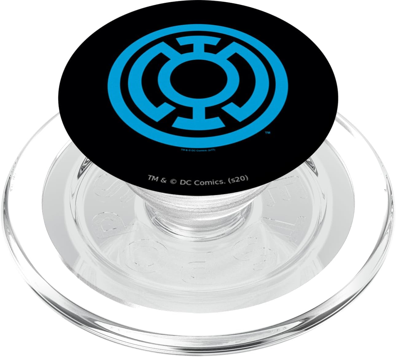 Green Lantern Light Blue Emblem PopSockets MagSafe PopGrip for iPhone