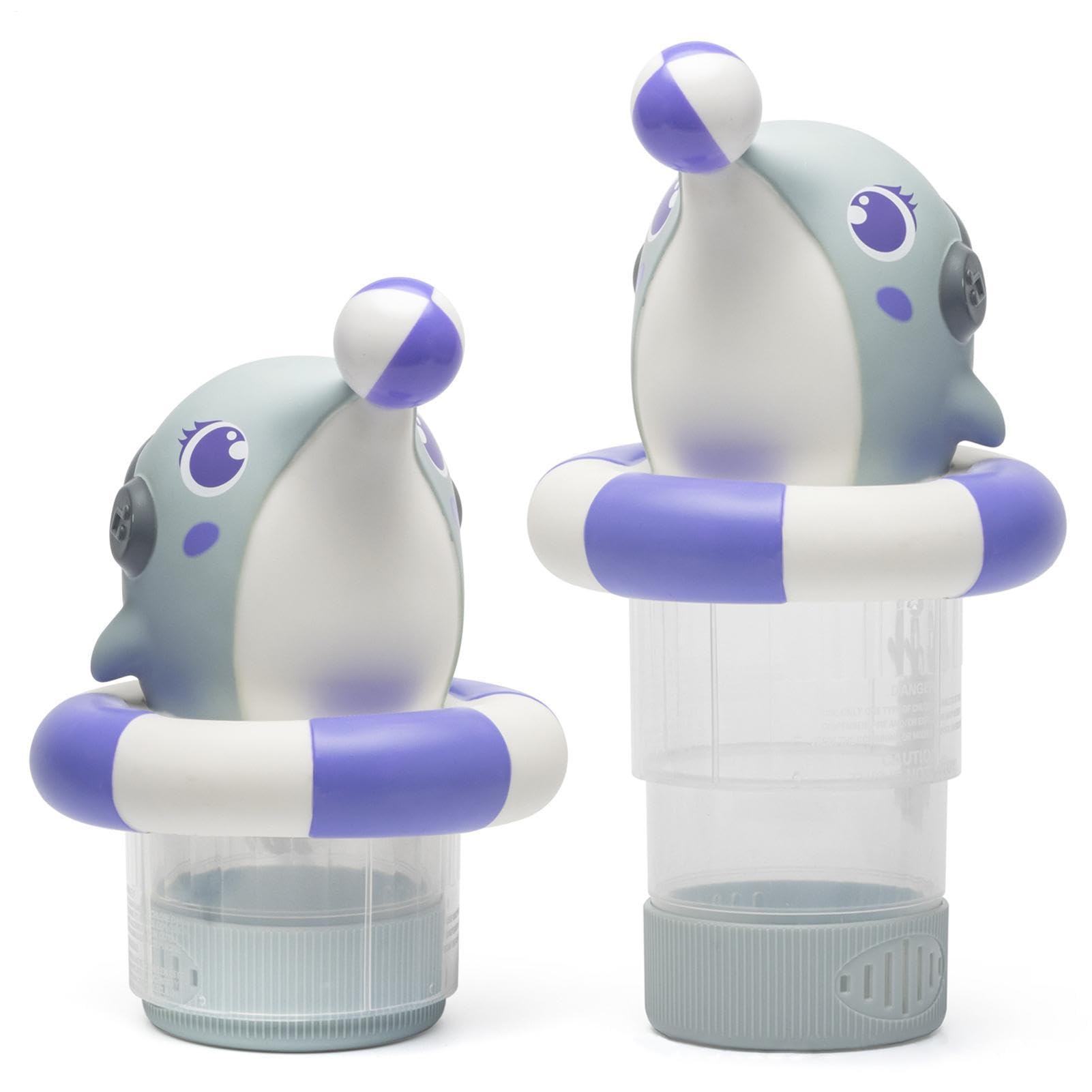 Dispenser di Cloro a Forma di Delfino Forma Carina a Delfino Stile Cartoon | Dispenser per Pastiglie di Cloro per Casa Feste all'Aperto Idromassaggio SPA