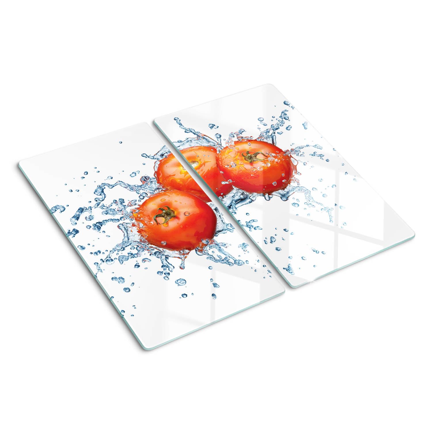 Planche en verre avec bords polis et impression haute définition