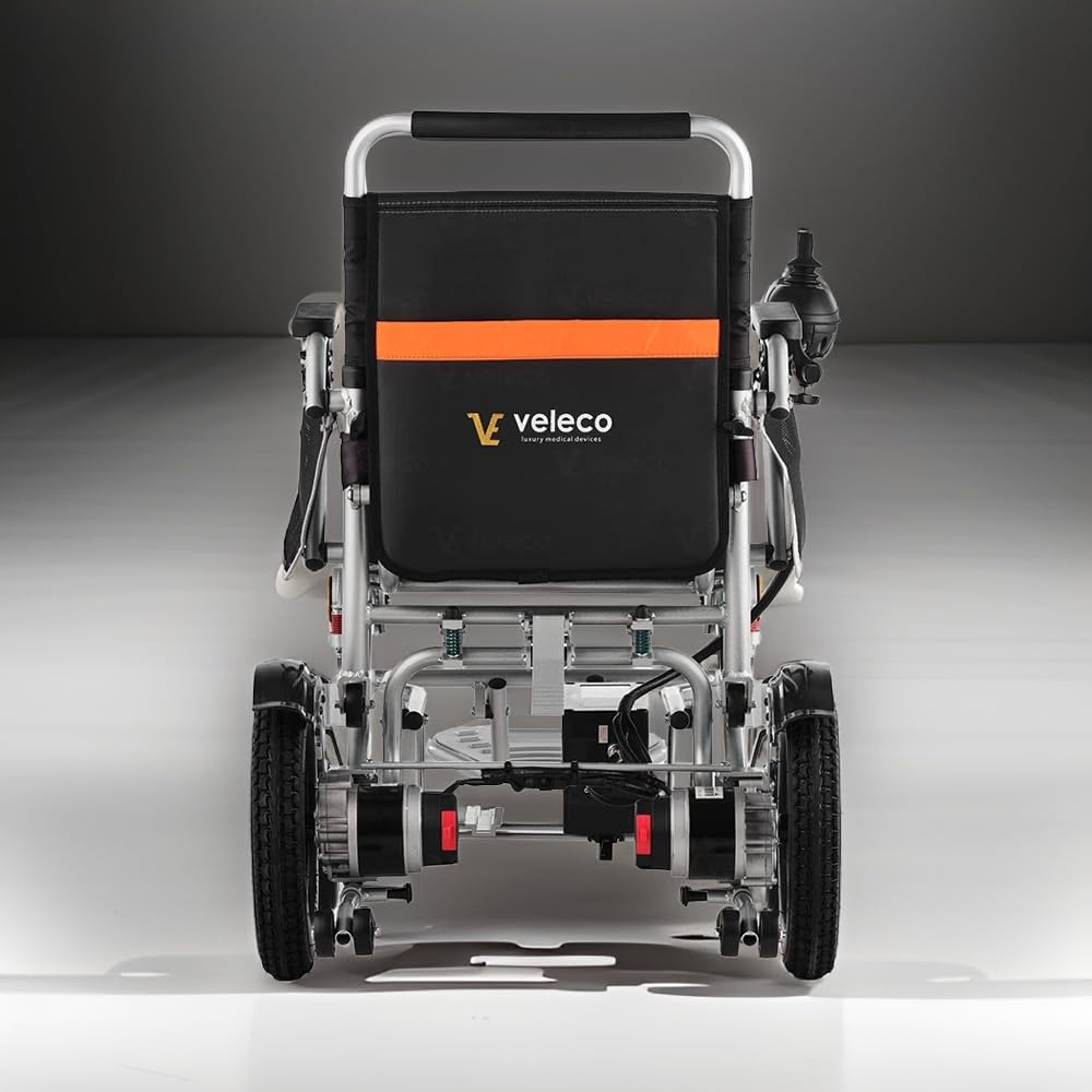 COSMO: silla de ruedas eléctrica ultraligera plegable con joystick de fácil manejo