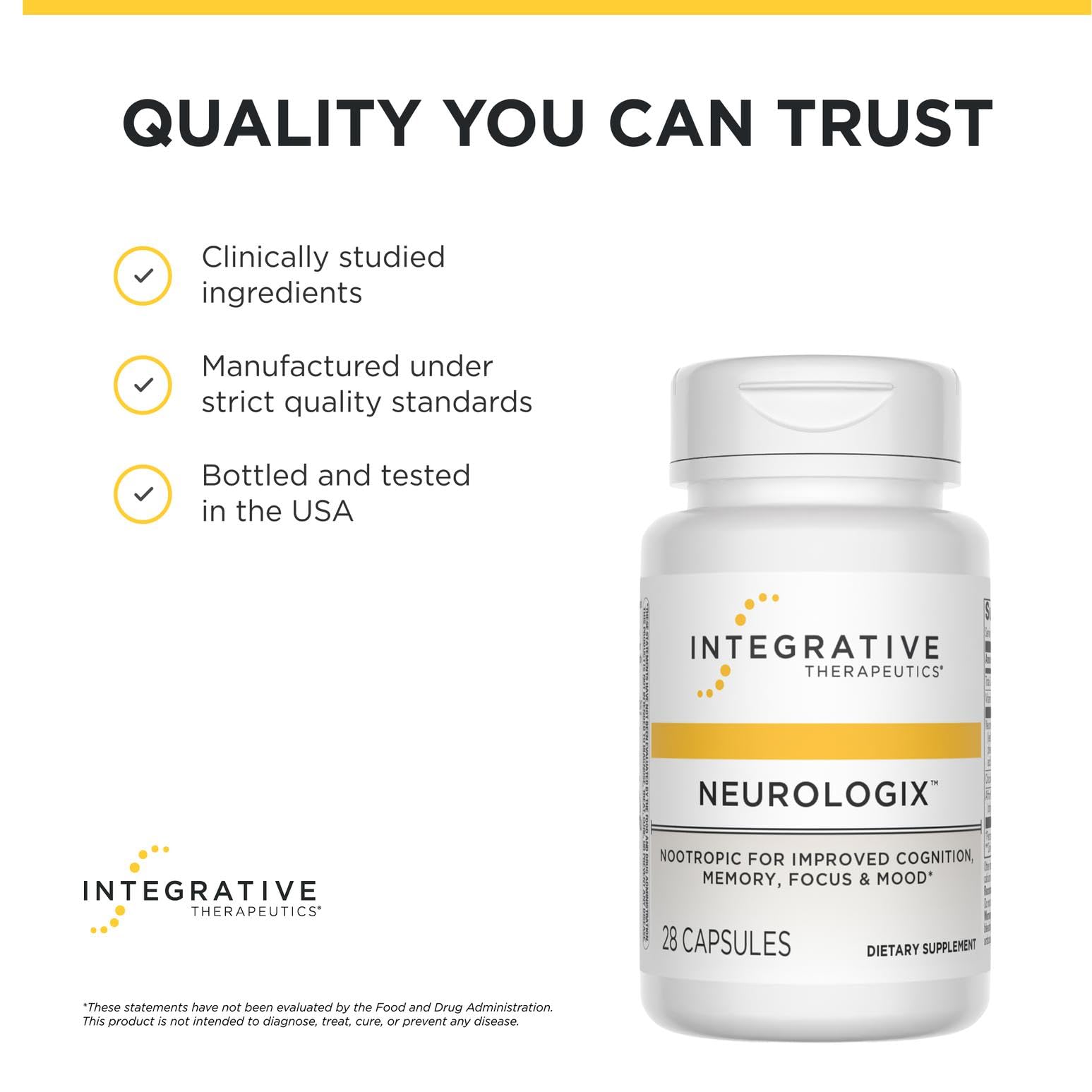 Integrative Therapeutics Neurologix, Nootropic for Brain Health*, 120 Count — Amazon image 7