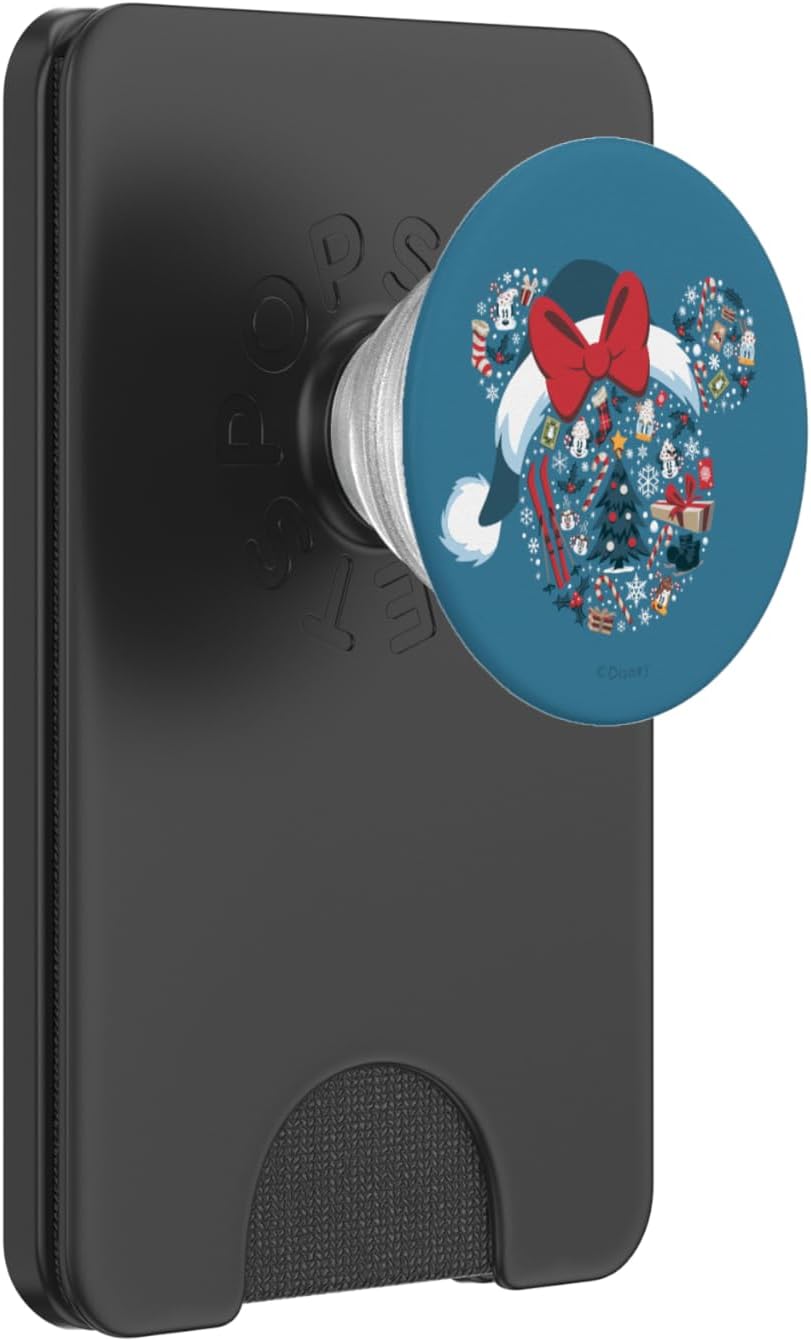 Disney Minnie Mouse Icon Winter Lodge PopSockets PopWallet for MagSafe