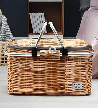 Amazon｜クーラーバスケット 保冷保温バスケットピクニック