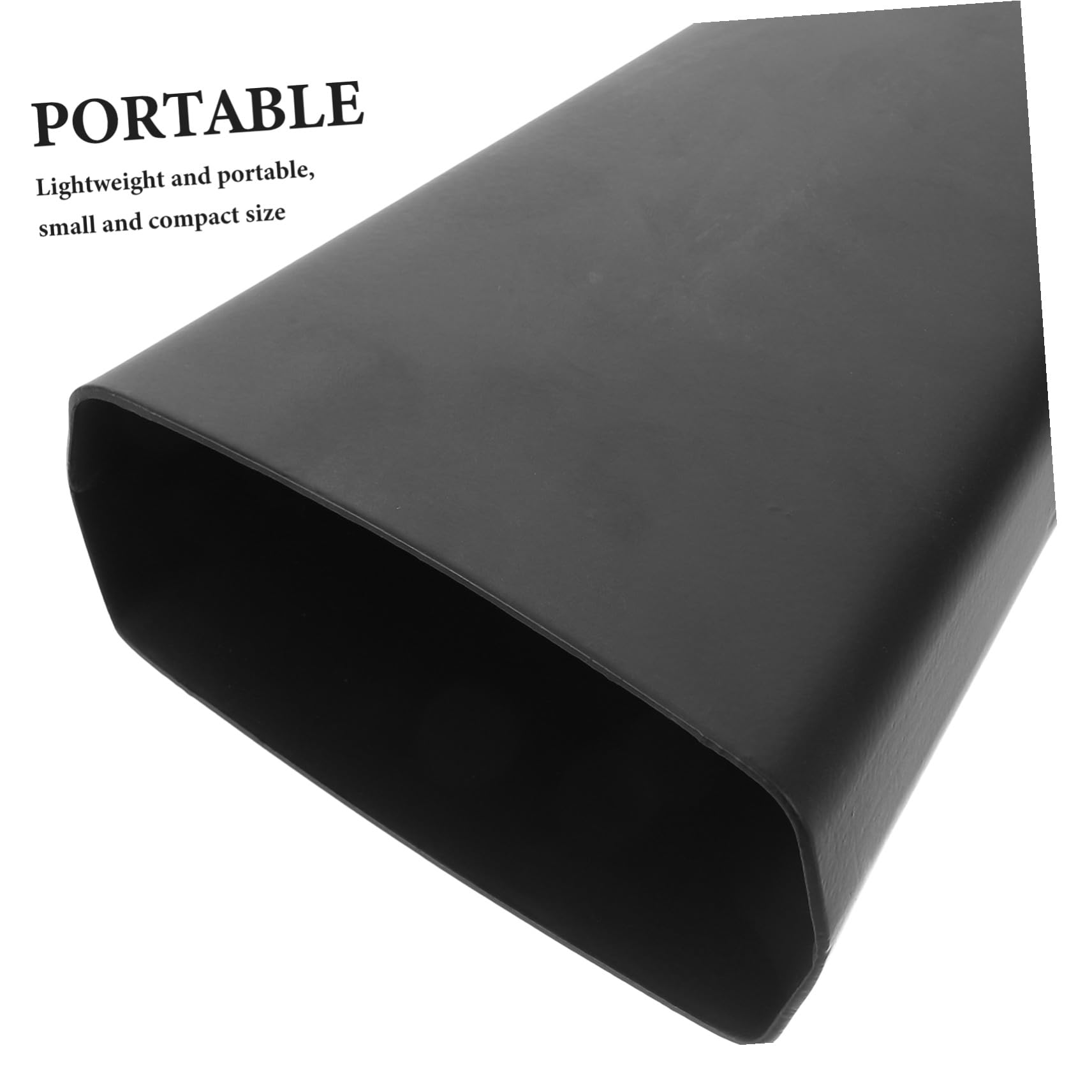 WOONEKY Cencerro de Metal Compacto para Percusión con Baqueta Instrumento Portátil para Eventos Deportivos y Práctica Musical para Principiantes y Desarrollo Rítmico Infantil