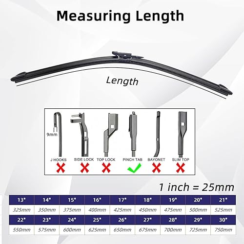 Miniatura 4 de Escobillas de limpiaparabrisas delantero compatibles con Ford C-Max Grand C-Max 2010-2023, limpiaparabrisas y ventanas, cepillos de lluvia de 28