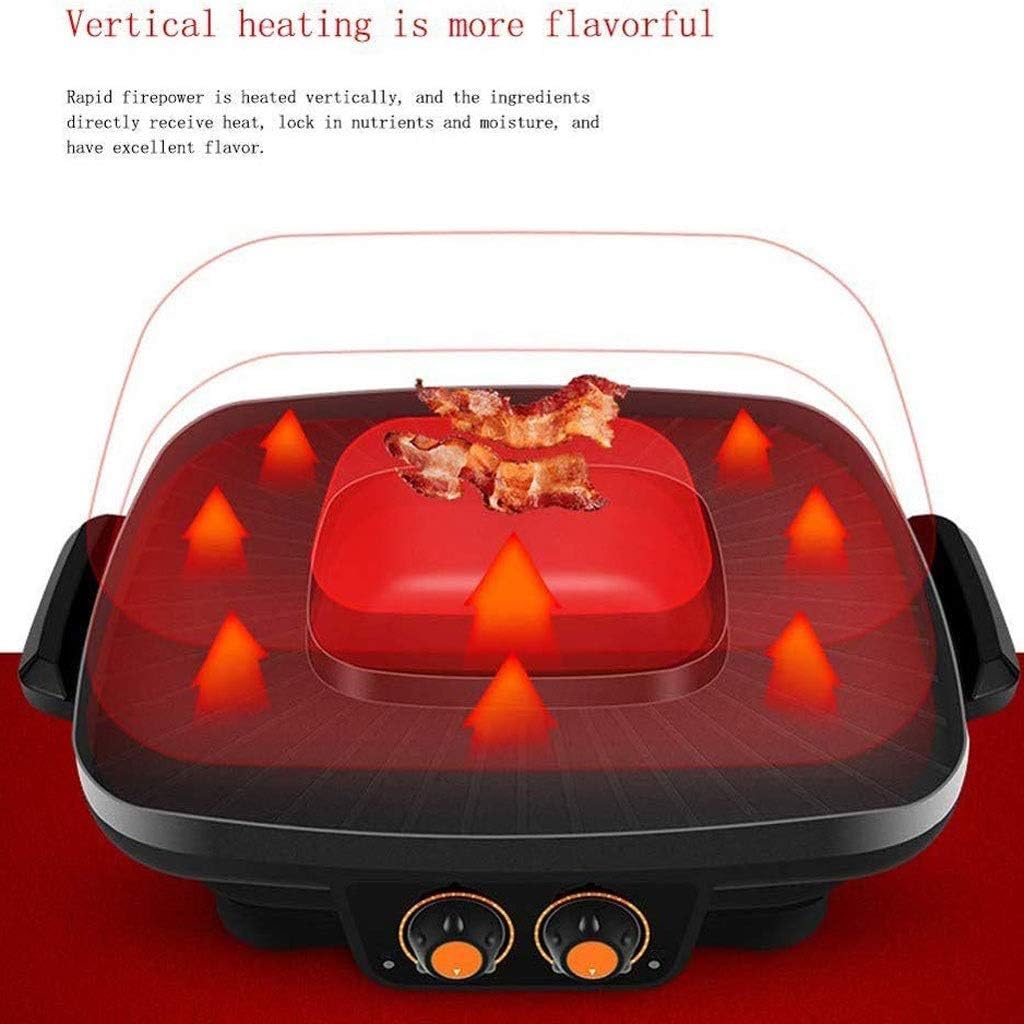 Table-Top Party Grill,Smokeless,Outdoor Portable Electric Indoor Size 50x41.8x12 Cm