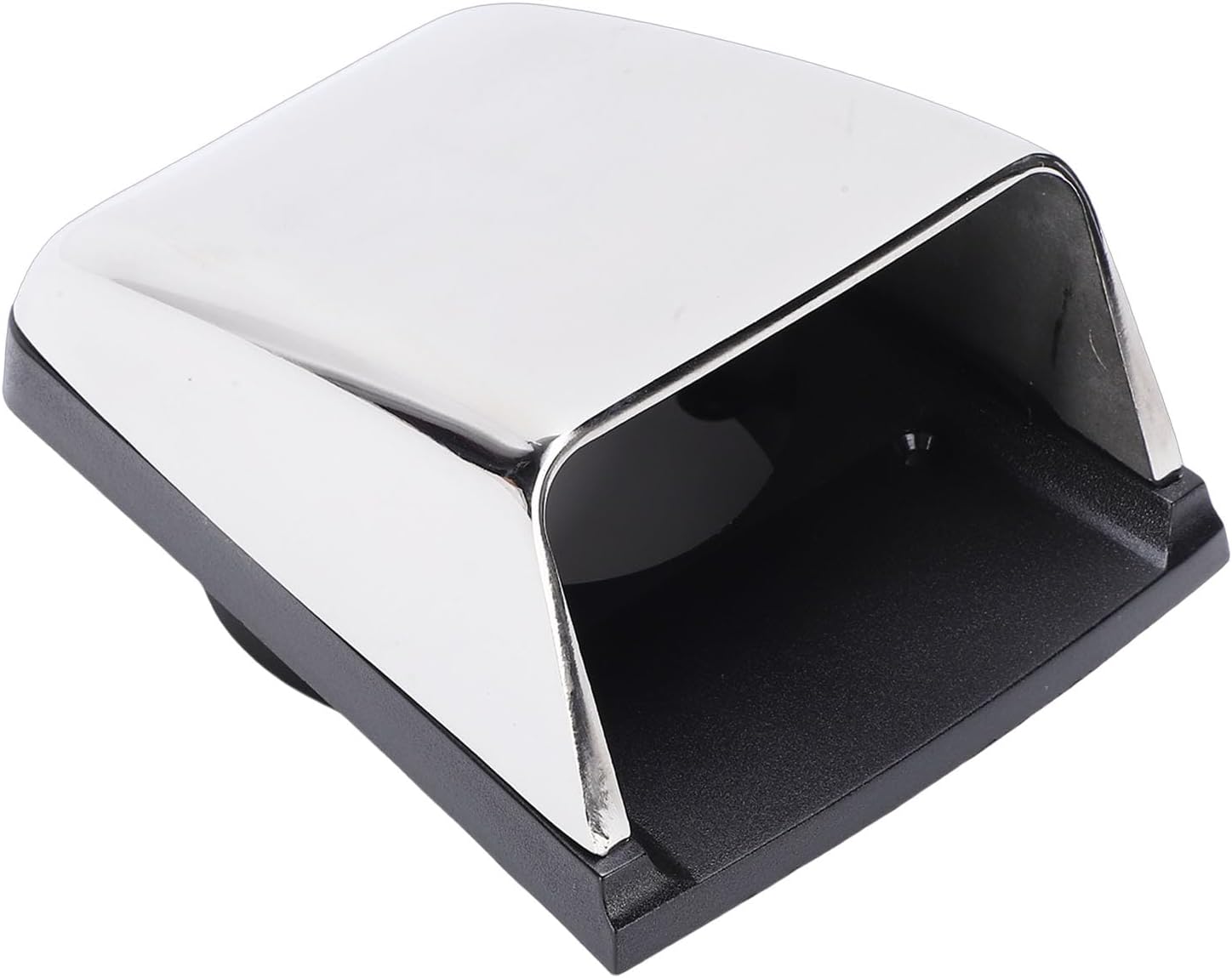 316 Stainless Steel Marine Exhausts Cowl Vent, Boat Ventilation Cover, Nylon Base Deck Plates, Ideal for Yachts, Motorhomes, Cockpit & Engine Areas