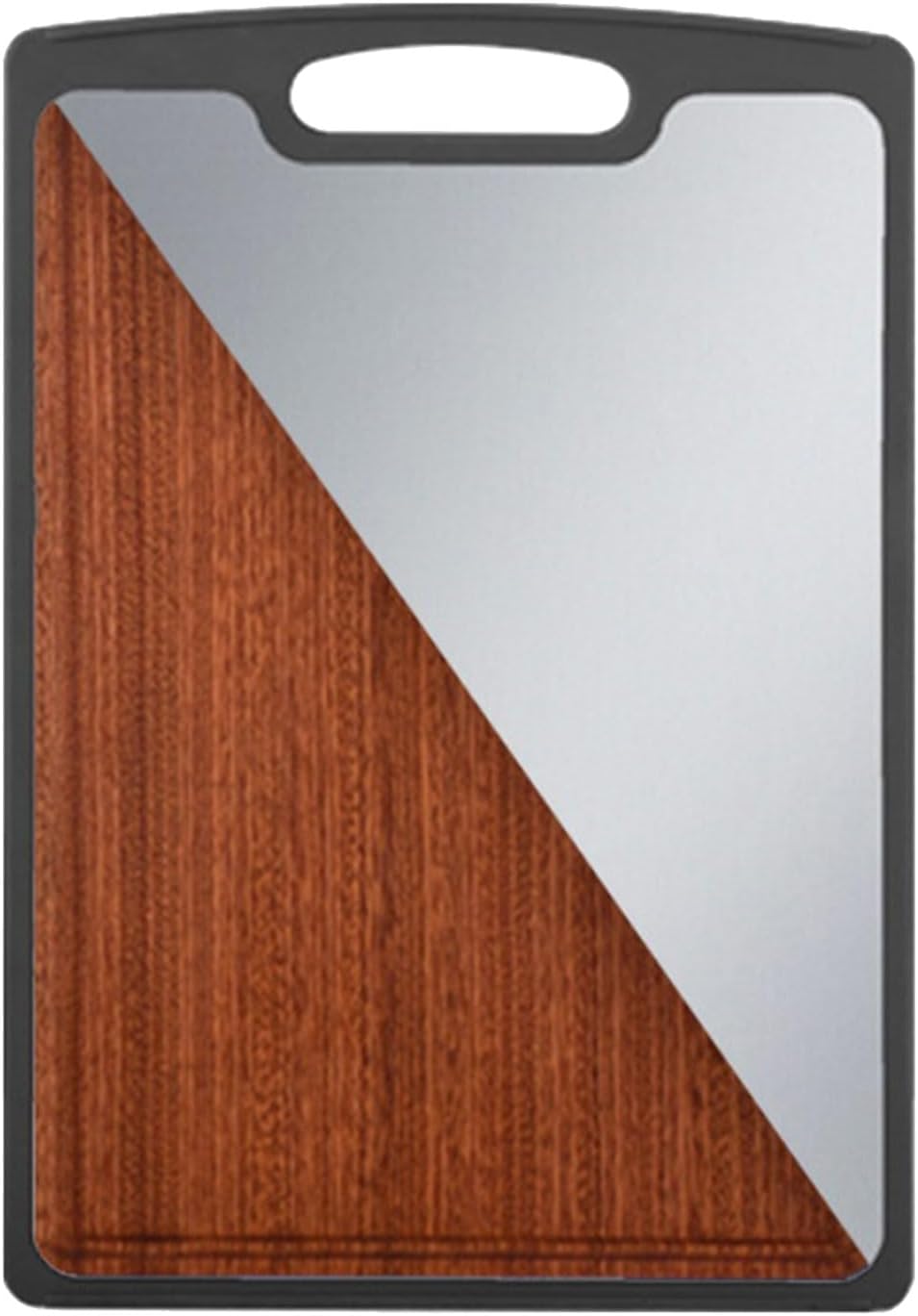 Nonslip Stainless Steel Kitchen Cutting Board Easy to Chopping for Quickly Food Cutting Hygienic Food Preparation