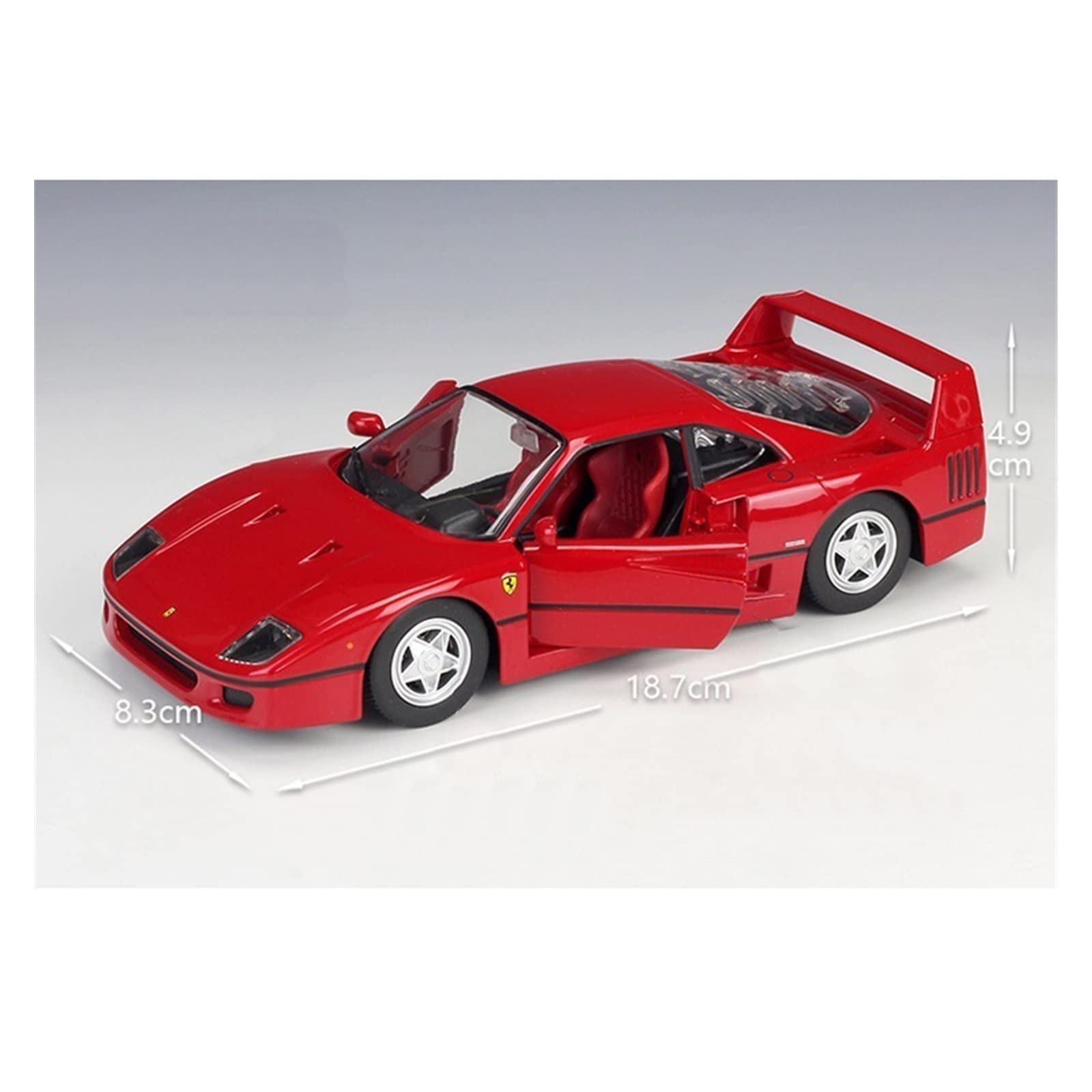 Amazon | 1:24 フェラーリ F40に最適 スポーツカー静的ダイキャスト