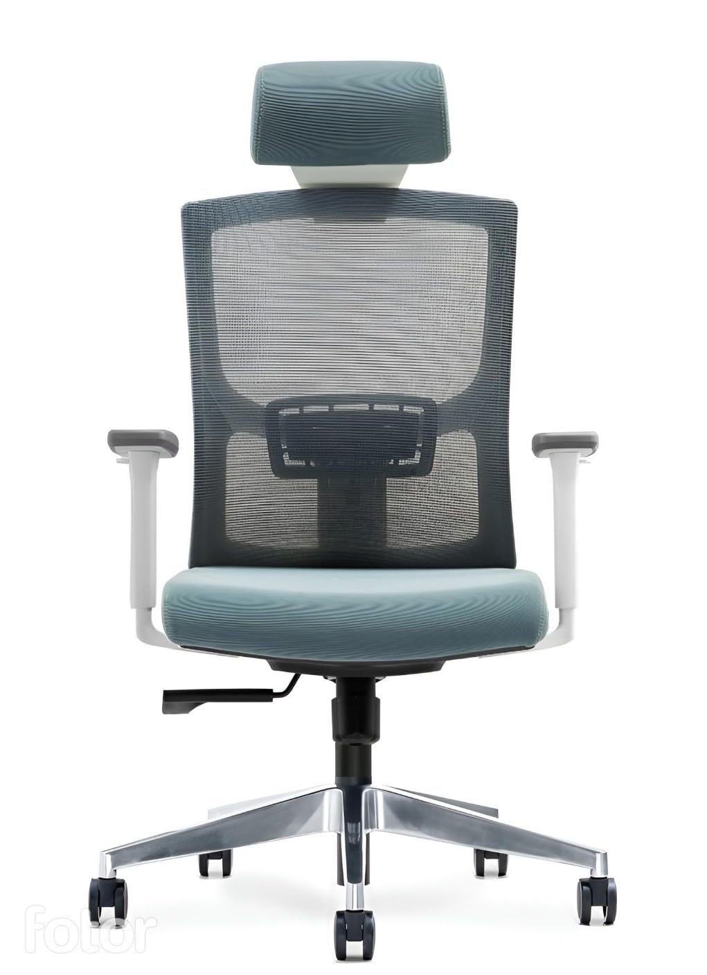 WORKSPACE Office Chair High Back Grey Stylish Ergonomic Executive Office Chair for a Comfortable Workspace Newman Series 3D Armrest, Adjustable Headrest, Lumbar Support and Comfortable Thick Cushion
