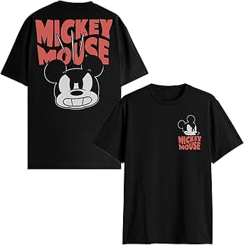 Amazon.com: Disney Angry Mad Mickey Mouse Adult T-Shirt (SM