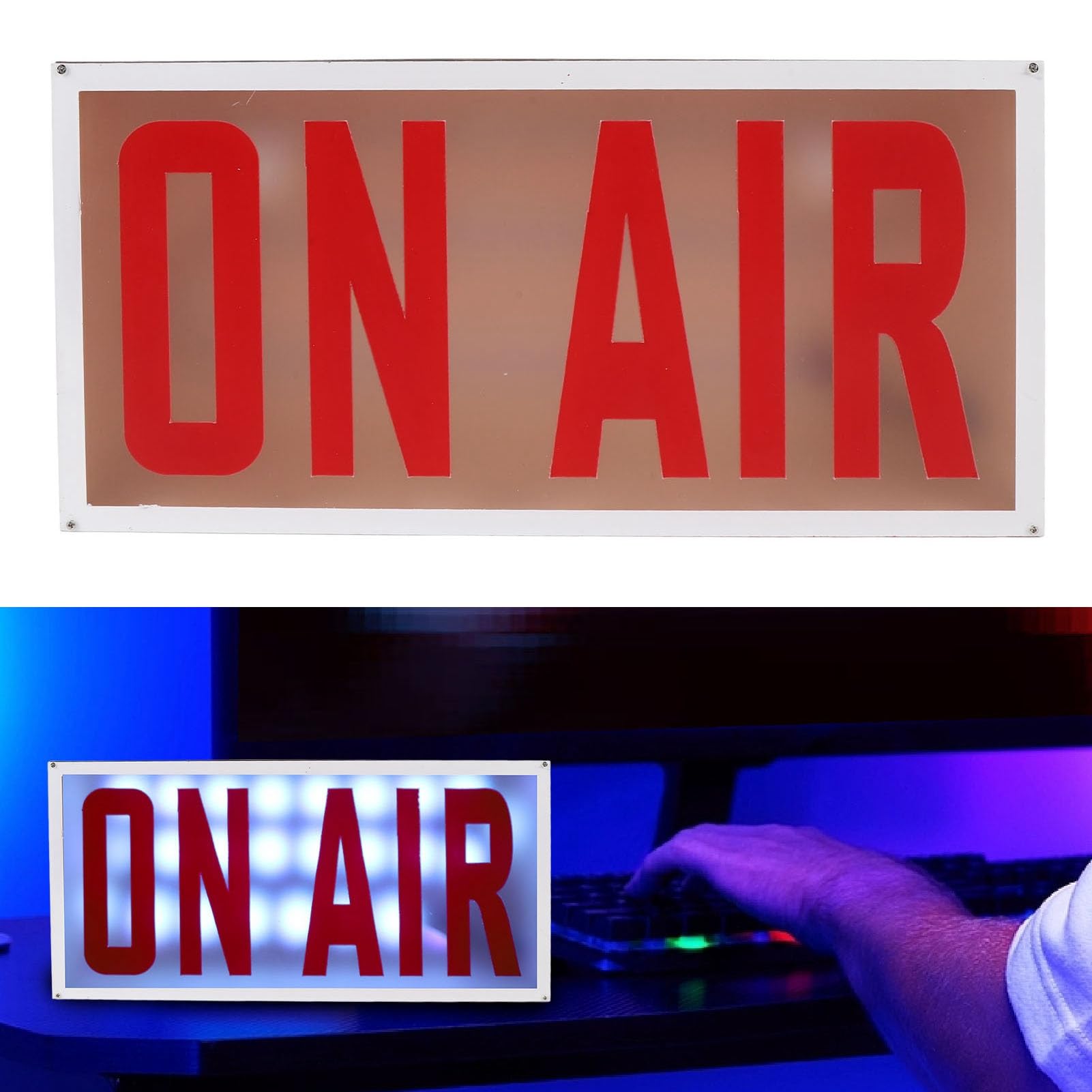 PUSOKEI USB On Air Neon Schild für Live-Streaming-Studio Licht