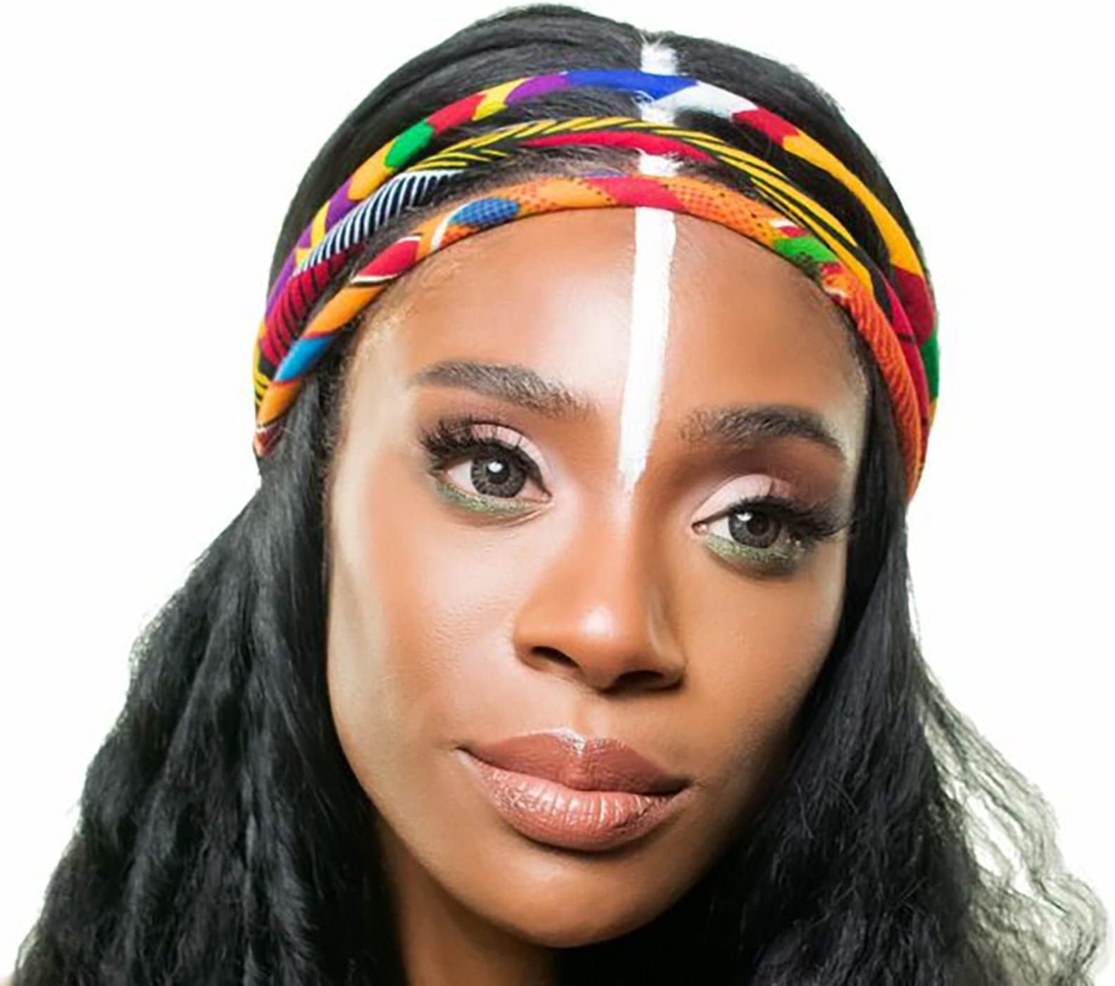 Vibrant Colorful African Headband | African Headwrap | African Hair Accessories | Red Green Blue Orange | Kitenge Headband